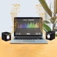 thumbnail image 5 of SDNall Mini Usb Cable, Usb Audio interface, Mini Desktop Computer, Laptop Small Speaker Home Desktop Notebook Mini Multimedia Usb Wired Audio, Usb Speakers for Desktop Computer, Mini Laptop Computer, 5 of 5