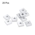 thumbnail image 2 of Unique Bargains Square Nuts, M5x11mmx4mm Zinc-Plated Metric Coarse Thread Assortment Kit, 25pcs, 2 of 5