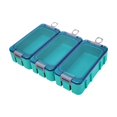 thumbnail image 1 of DYNWAVECA 3 Pieces Fishing Accessories Box Fly Fishing Box Waterproof Fishing Lure Box cyan, 1 of 10