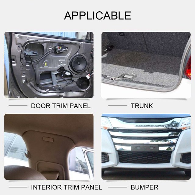 Door Trim Clip Solid And Durable Permanent Fastening Bumper Retainer For Bumper Car