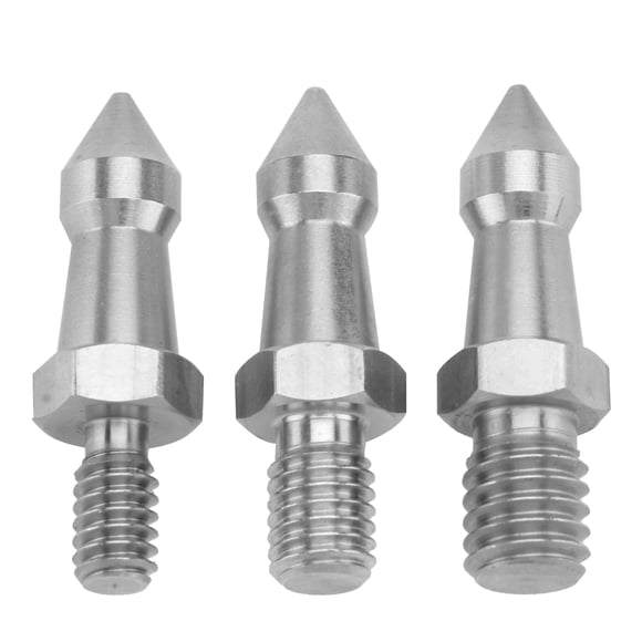 FRCOLOR Glide Tack 3pcs Replacement Glide Tack Tripod Accessory Fixing Spikes Stainless Steel Spike,1.46"X0.87"X0.2"