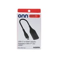 thumbnail image 1 of Onn Adaptateur USB-C vers HDMI avec prise en charge HDMI 4K - Gris, 1 of 8