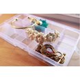 thumbnail image 2 of 10 Grids Adjustable Jewelry Beads Pills Nail Art Storage Box Case PP, 2 of 6