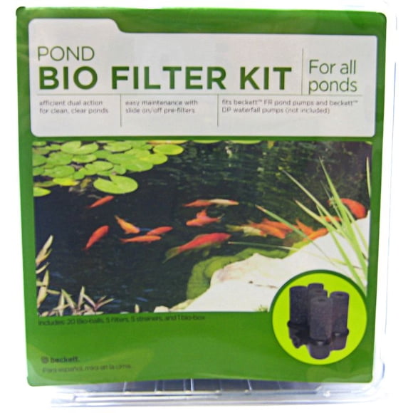 Beckett Corporation 5XBIO Bio Filter for Ponds Filtration System Without Pump, Black