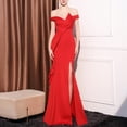 thumbnail image 1 of UPPADA Wedding Guest Dresses for Women One Shoulder Ruched Formal Evening Dress Wrap Ruffle Hem Dress Halter Bodycon Maxi Dress High Waist Party Prom Gown Cocktail Dress Up To 40% off, 1 of 4