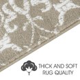 thumbnail image 4 of Floral Collection Contemporary, Cozy, Vibrant and Soft Stair Tread Mats & Rugs, 9'' x 28'', 4 of 6