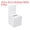 White, variant on Unique Bargains Ballot Box 6"x6"x6" Raffle Box with Removable Header Board Suggestion Box Cardboard Box Blue 2Pack