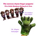thumbnail image 2 of Exquisite Plush Finger Puppet Five Little Monkeys Swing in a Tree Finger Puppets Set, 2 of 8