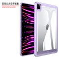 thumbnail image 1 of Étui Transparent Peint Résistant aux Chutes pour APPLE IPAD PRO11 AIR3 4 5 Mini 4 5 6 Étui pour Tablette pour IPAD 10.2 IPAD 5 IPAD 6 Étui Violet Pâle IPAD AIR3, 1 of 6