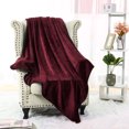 thumbnail image 3 of Unique Bargains Flannel Fleece Blanket Soft Warm Wide Hemmed, 3 of 10