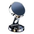 thumbnail image 2 of Magnetic Phone Holder, 360 Rotation Dashboard Cell Phone Mount Folded with High Strength Metal Materials, Car Magnetic Bracket for Cell Phone, 2 of 7