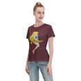 thumbnail image 4 of T-Shirt Basique à Manches Courtes pour Femmes Sailor Moon Aino Minako, 4 of 6