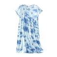 thumbnail image 1 of 2025 Chemise de Nuit en Coton pour Femmes Vêtements de Nuit Chemise de Nuit pour Femmes Manches Courtes Chemise Décontractée Chemises de Sommeil Imprimé, 1 of 3