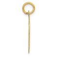 thumbnail image 2 of Diamond2Deal 14K Pendentif Charme Initiale Lettre O en Or Jaune pour Femmes, 2 of 6