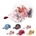 thumbnail image 2 of Coofit Women Baseball Cap Adjustable Embroidery Butterfly Snapback Hat Outdoor Sun Hat, 2 of 7