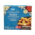 thumbnail image 1 of Great Value Frozen Mozzarella Sticks with Marinara Dipping Sauce Appetizers, 400g, 1 of 4