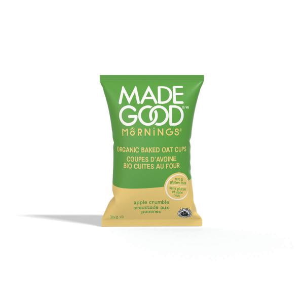MadeGood Coupes d'Avoine Cuites au Four – Croustade aux Pommes 5 Coupes