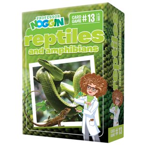 Professor Noggin Reptiles and Amphibians- Educational Game for Kids - True or False and Multiple Choice - Ages 7+ - 30 Cards