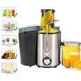 thumbnail image 4 of Extracteur de Jus pour Fruits et Légumes Entiers 600 W en Acier Inoxydable 500 ml, 4 of 5