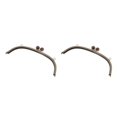 thumbnail image 1 of Maytalsory Metal Arch Frame Kiss Clasp Purse Bag DIY Bead Head Lock Coffee 24.5cm 2Set, 1 of 6