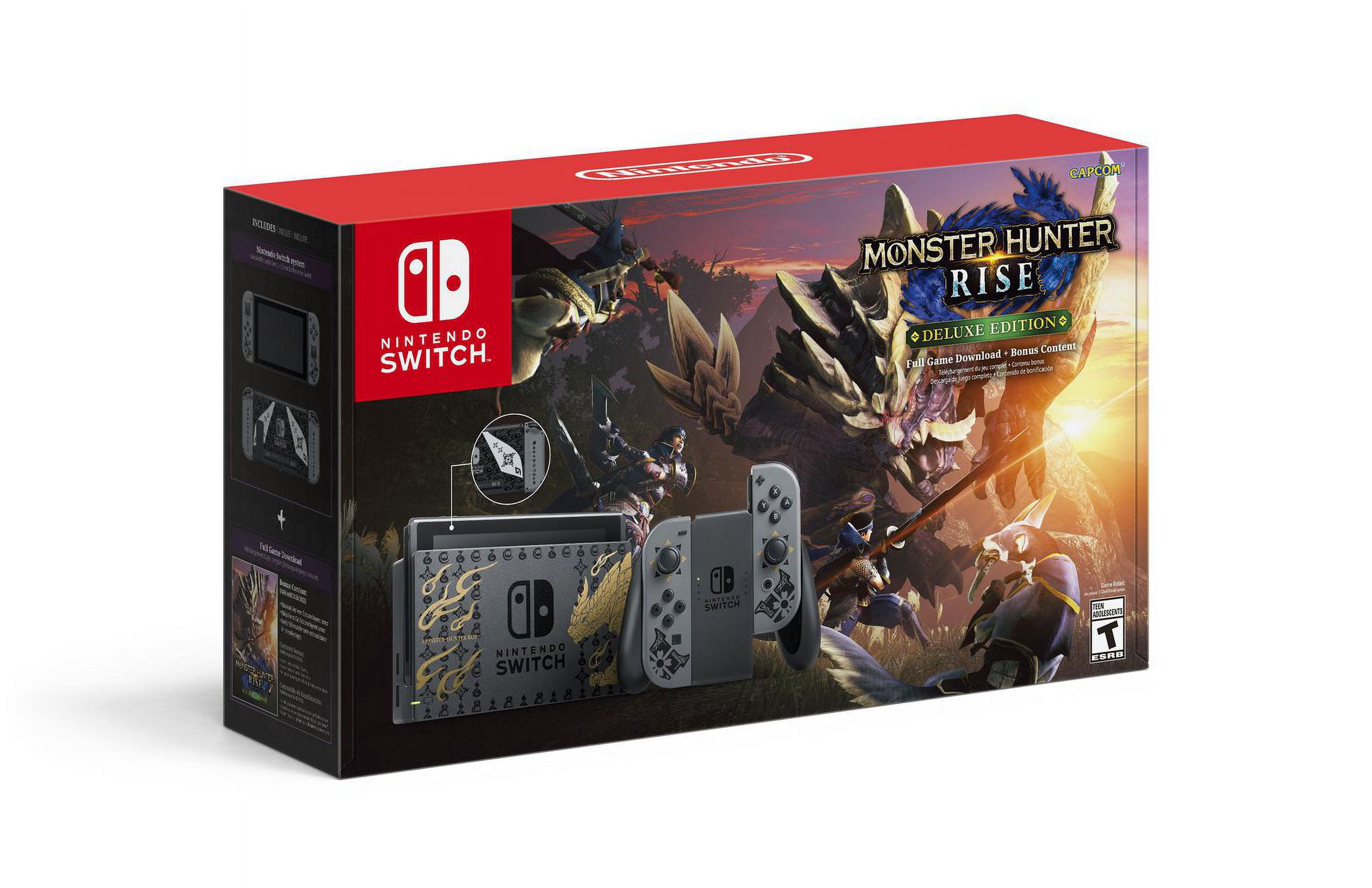 Nintendo Switch™ MONSTER HUNTER RISE Deluxe Edition system