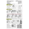 thumbnail image 4 of Command Large Picture Hangers, Holds 15 lbs, Black, Damage-Free Hanging, 12 Pairs Adhesive Strips, 4 of 5