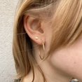 thumbnail image 2 of Grandes Créoles Délicates Dainty Hoops, 2 of 3