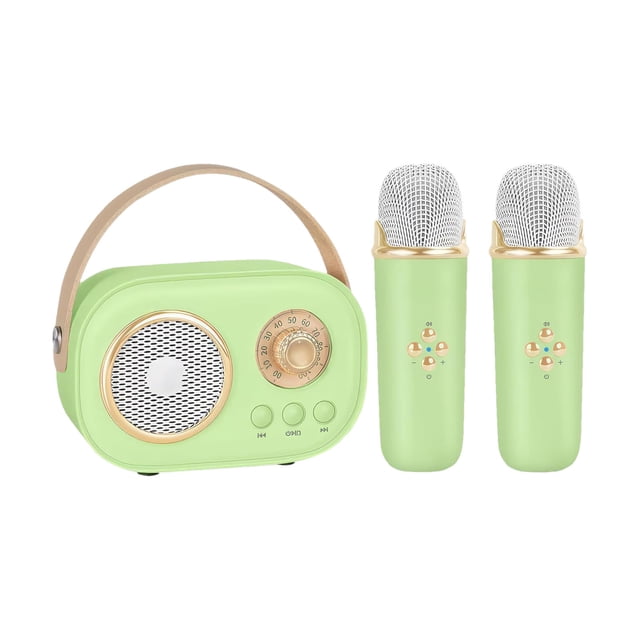 Jusqu'à 65 % de Rabais Iumwxz Ensemble Confortable de Mini Machine de Karaoké pour Enfants Haut-Parleur Bluetooth Portable avec 2 Microphones Sans Fil pour Cadeau d'Anniversaire Extérieur et Jardin Extérieur et Jardin Fête du Canada