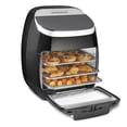 thumbnail image 4 of Four friteuse à air numérique Hamilton Beach avec rôtissoire, capacité de 11,6 qt, noir, 1700 W, 1 unité, modèle 35073, 4 of 7