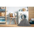 thumbnail image 2 of Ahgly Company Machine Washable Indoor Square Transitional Dark Gray Area Rugs, 6' Square, 2 of 7