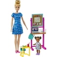 thumbnail image 1 of Barbie Poupée Enseignante (blonde), poupée Tout-petit (brunette), 1 of 6