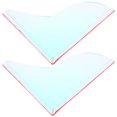 thumbnail image 1 of LOLIPPYY 2 Pcs Bath Splash Board Acrylic Water Splash Prevention for Washbasin Home Use in Multi Color, 1 of 6