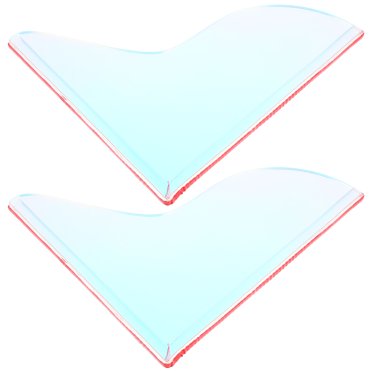 LOLIPPYY 2 Pcs Bath Splash Board Acrylic Water Splash Prevention for Washbasin Home Use in Multi Color