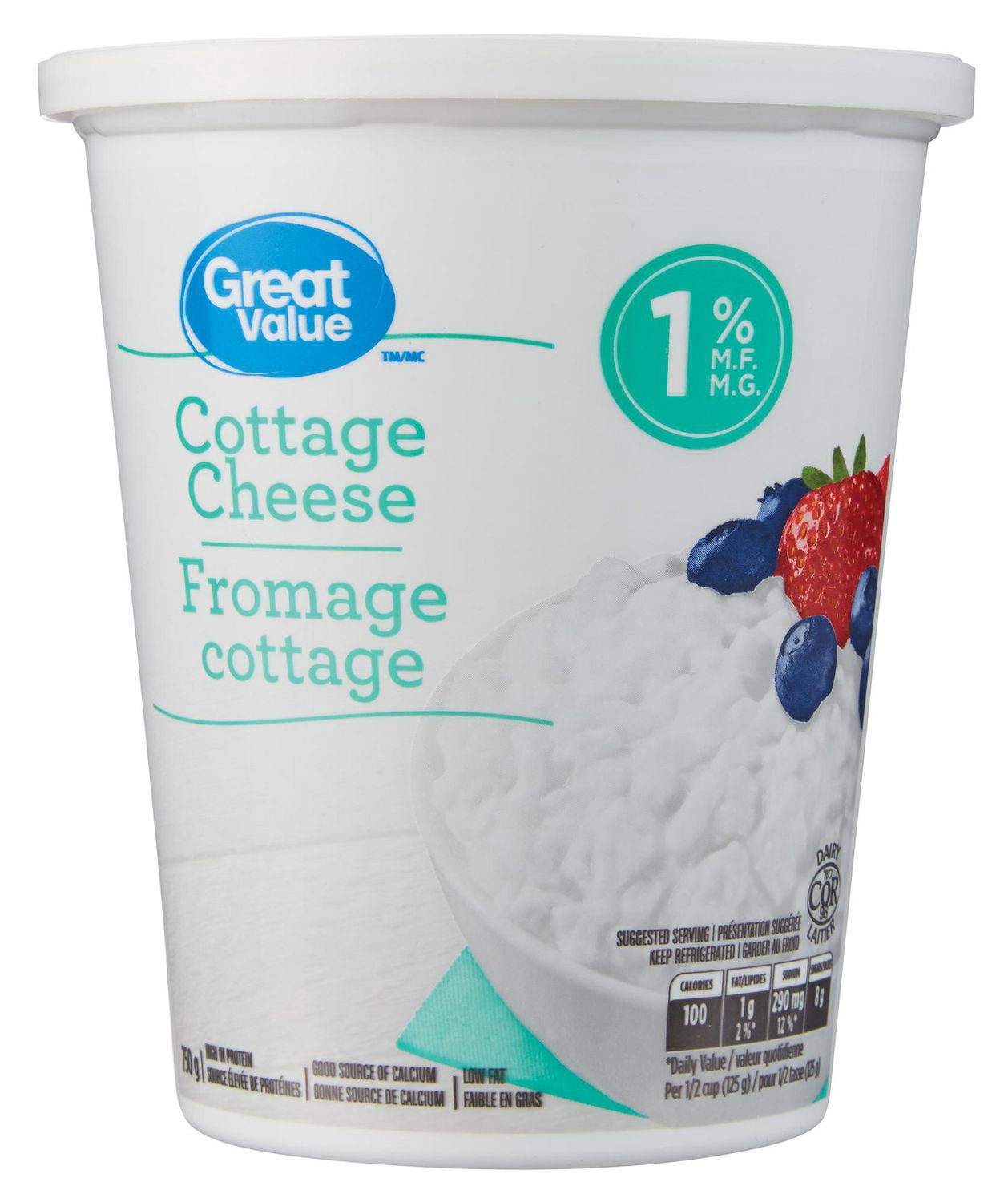 Great Value 1% Cottage Cheese