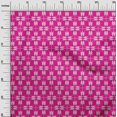 thumbnail image 2 of oneOone Viscose Chiffon Fabric Arrow Sign Kasuri Printed Craft Fabric BTY 42 Inch Wide, 2 of 4