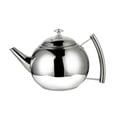 thumbnail image 1 of VONKY 1L/1.5L/2L Polished Stainless Steel Teapot Tea Pot Coffee With Tea Leaf Filter Infuser, 1 of 9