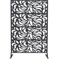 thumbnail image 1 of Bingirl |9527|Enhance Your Garden Privacy: Decorative Metal Outdoor Privacy Screen with Flower Design|, 1 of 7