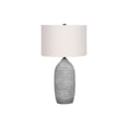 thumbnail image 4 of Monarch Specialties Lighting, 27"h, Table Lamp, Grey Resin, Ivory / Cream Shade, Modern, 4 of 6