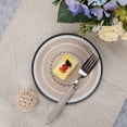 thumbnail image 2 of Hometrends Assiette à Apéritif en Bambou Mélamine Khaki 7 Inch, 2 of 5