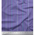 thumbnail image 1 of Soimoi Silk Fabric Vertical Stripe Print Fabric by Yard 42 Inch Wide, 1 of 5
