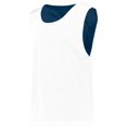 thumbnail image 2 of ASI 9718.301.S Youth Mesh Reversible Pinnie Top, Navy & White - Small, 2 of 5