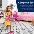 thumbnail image 3 of Guitare Flash pour Enfants 19 Pouces avec Microphone et Support - Jouet Musical Parfait pour Faire Semblant!, 3 of 5