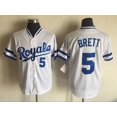thumbnail image 1 of Retro baseball jersey Kansas City Royals jersey embroidered baseball jersey, 1 of 1