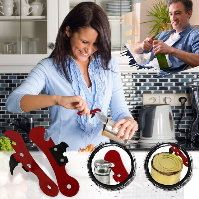 Portable and Can Opener for Kitchen Dining Bar – Compact Household -Opener for Everyday Use