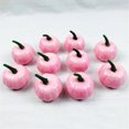 thumbnail image 1 of Fridja 10 Pcs Halloween Mini Artificial Pumpkins Fall Harvest Pumpkins Simulation Pumpkins Decorative Faux Pumpkins for DIY Wreath Decoration, Pink, 1 of 3