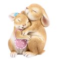 thumbnail image 2 of Figurine, Sculpture de Lapin Vive Application Large Exquise pour la Pelouse pour la Cour, 2 of 8