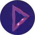 thumbnail image 1 of Ahgly Company Tapis Rond Lavable en Machine Intérieur Transitionnel Violet Améthyste Violet, 4 Pieds Rond, 1 of 7