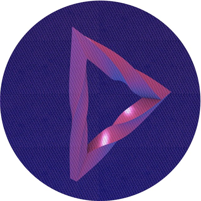 Ahgly Company Tapis Rond Lavable en Machine Intérieur Transitionnel Violet Améthyste Violet, 4 Pieds Rond