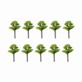 thumbnail image 1 of jiaping 10 Pieces Miniature Trees, Decorative Models for Toy Trains, Railway Scenes with 2 Pcs, 1 of 8