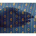thumbnail image 4 of oneOone Viscose Chiffon Fabric Stripe & Geometric Ikat Printed Fabric 1 Yard 42 Inch Wide, 4 of 4